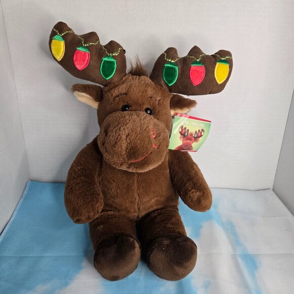 Build A Bear Hal Moose 12" Plush Stuffed Animal Small Reindeer Moose W/ Tag - Picture 1 of 5